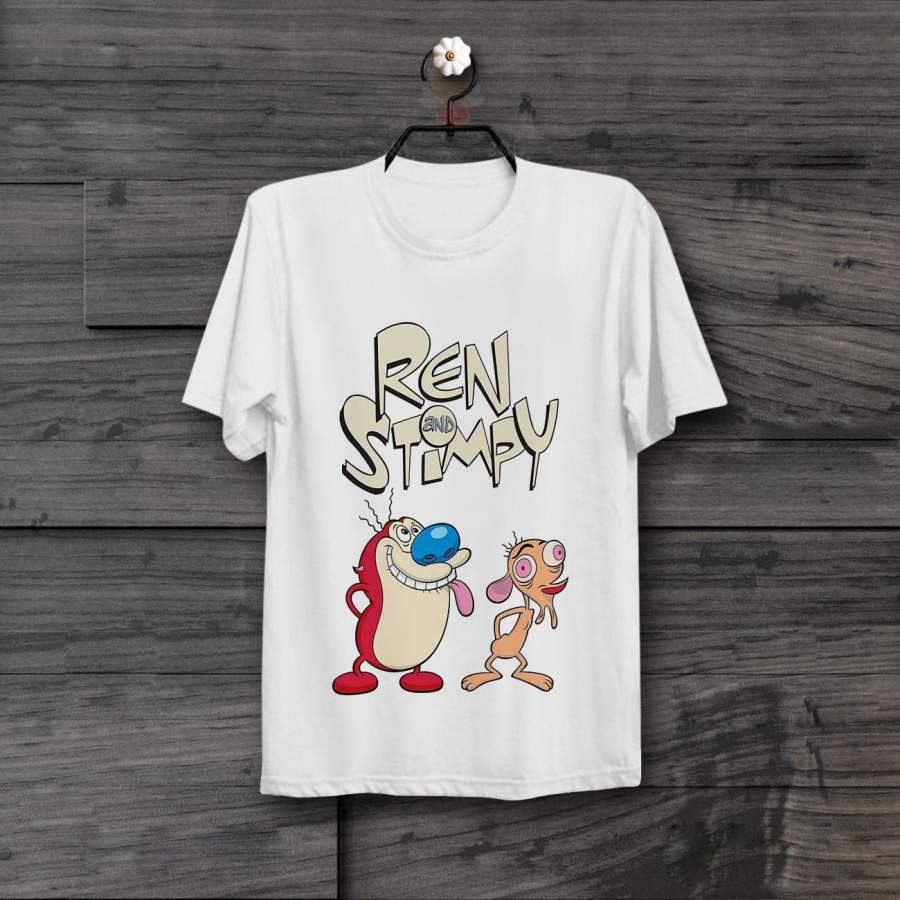 Ren And Stimpy Funny Retro Cool Poster Vintage Unisex T Shirt