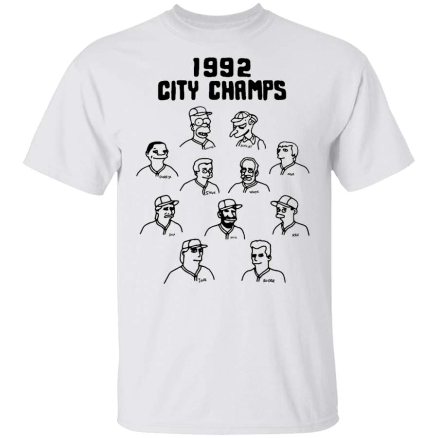 The Simpsons 1992 City Champs Shirt