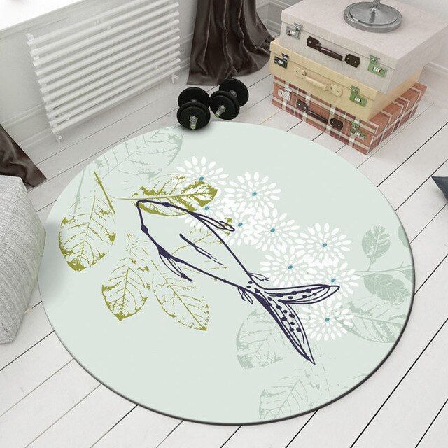 Autumn Fish GE4466 Round Rug  CYSI2907