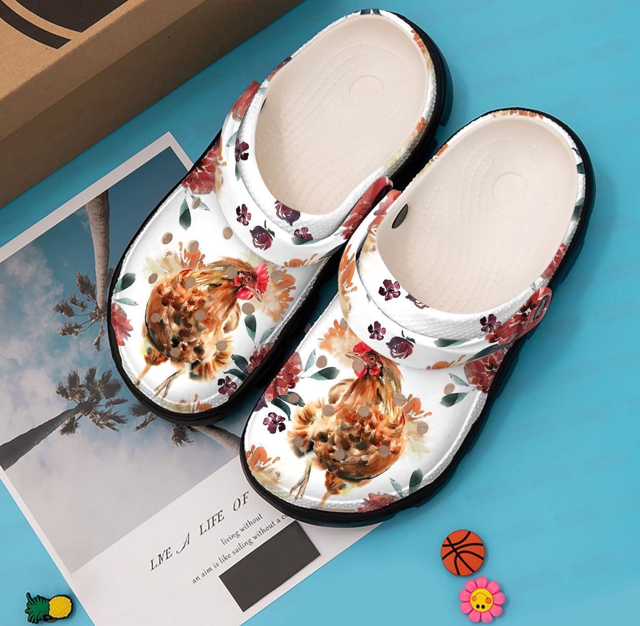 Chicken Personalized Clog, Custom Name, Text, Color, Number Fashion Style For Women, Men, Kid, Print 3D Chickens Fabulous