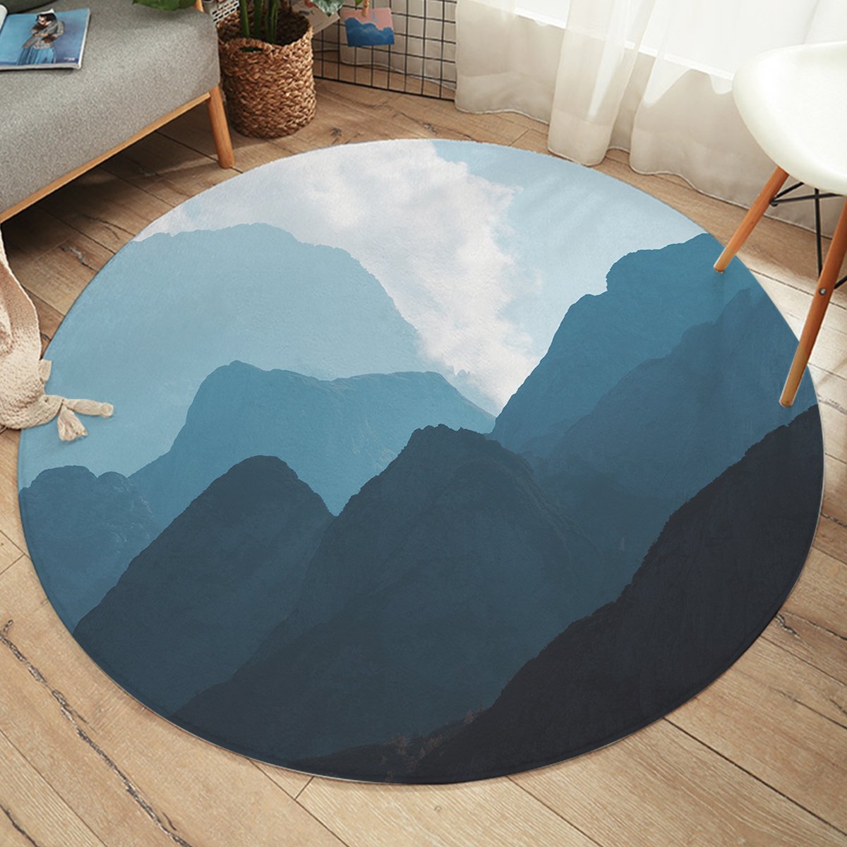 Sublime Mountains SW2430 Round Rug