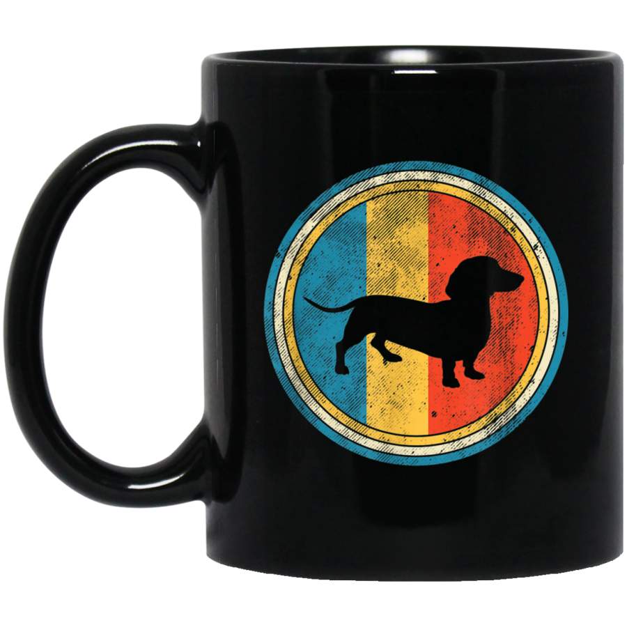 Vintage Dachshund Dog Lover Distressed Mug