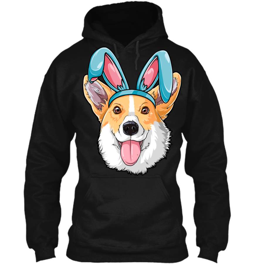 Easter Bunny Corgi T shirt Dog Boys Girl Kids Men Women Tee Pullover Hoodie 8 oz