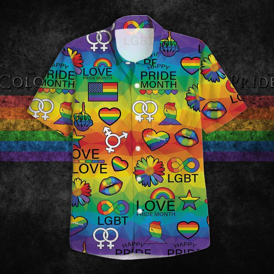 Lgbt Pride Colorful High Quality Hawaii Shirt Ha70365