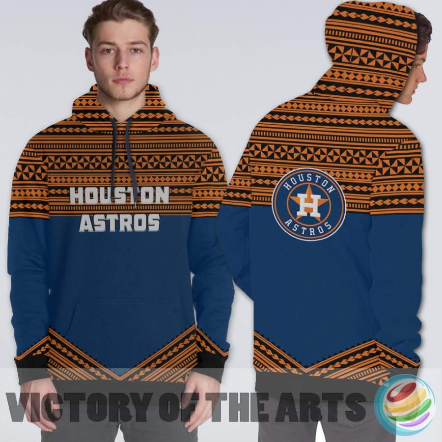 Simple Color Floral Houston Astros Hoodie