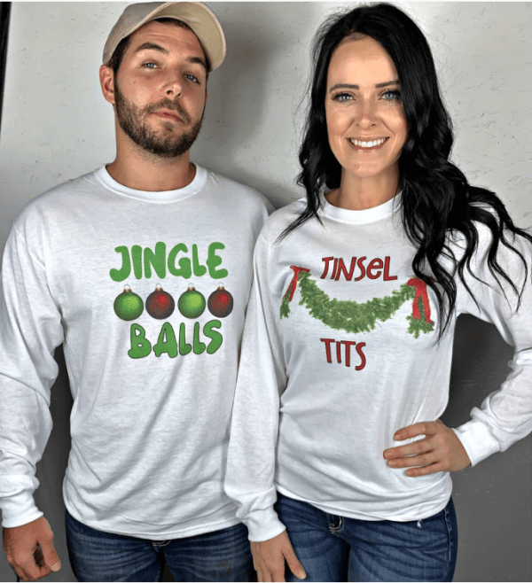 Jingle Balls Christmas Awesome Shirt, Crazy Shirt, Christmas Shirt, Christmas Gifts, Gift For Couple, Couple Shirt