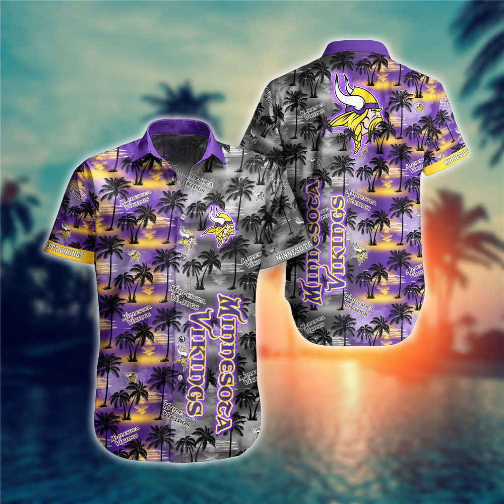 Minnesota Vikings Hawaiian Shirts Flower Gift For Summer 2022