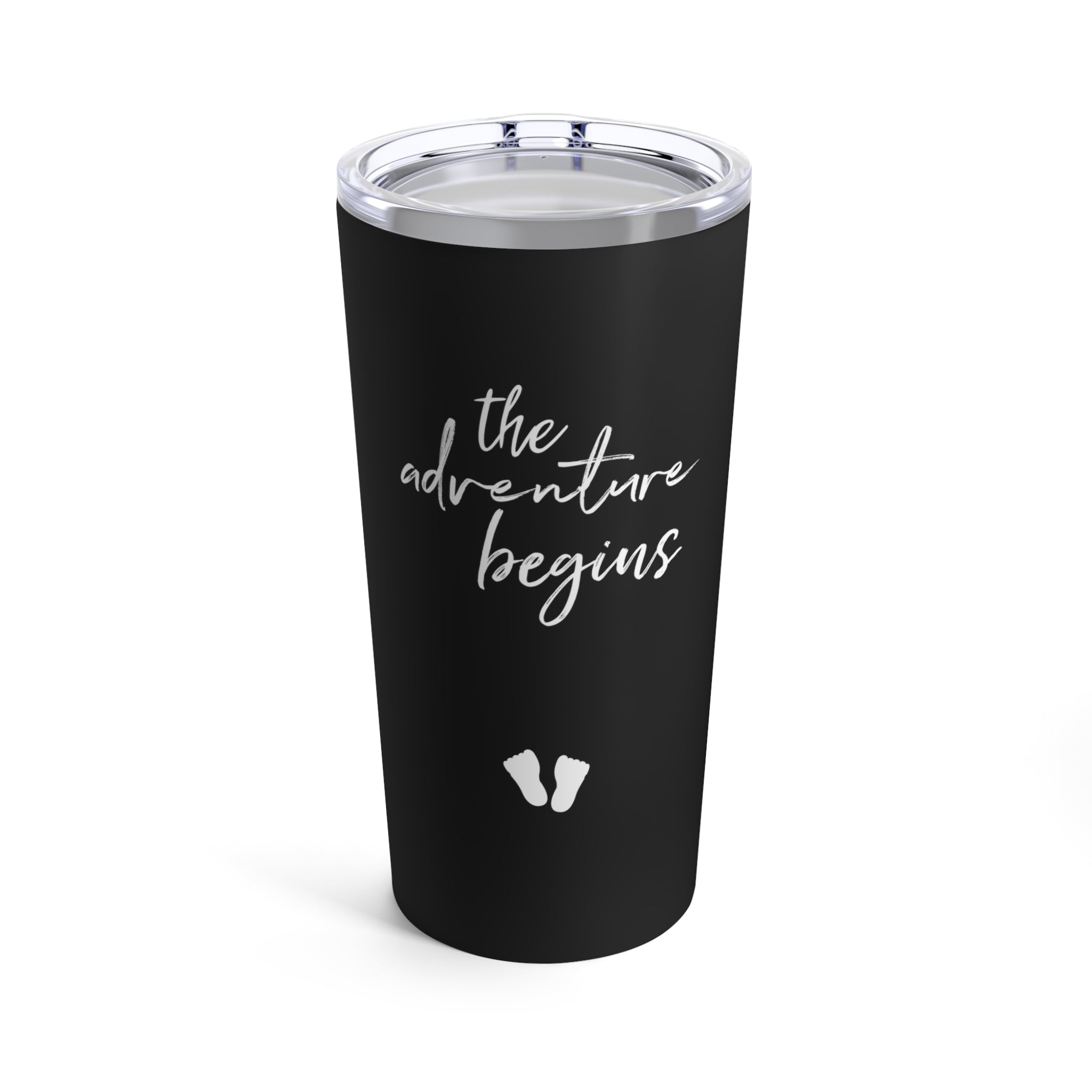 The Adventure Begins Maternity Clothes For Future Mom Tumbler 20Oz