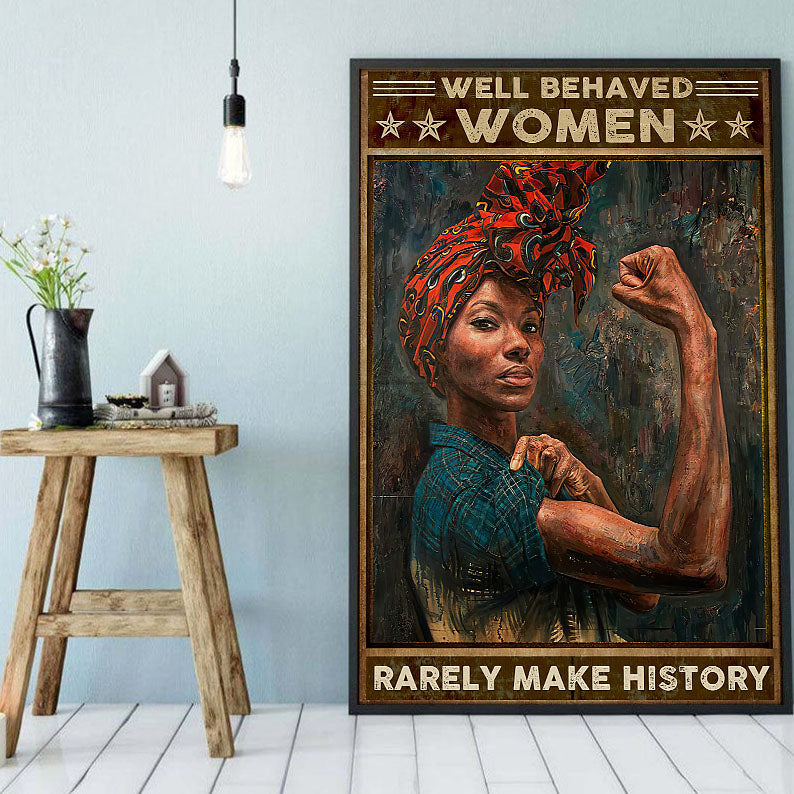 African American Canvas Prints Attractive African American Poster Print Afro Girl African King Artistic Wall Art Home Decoration