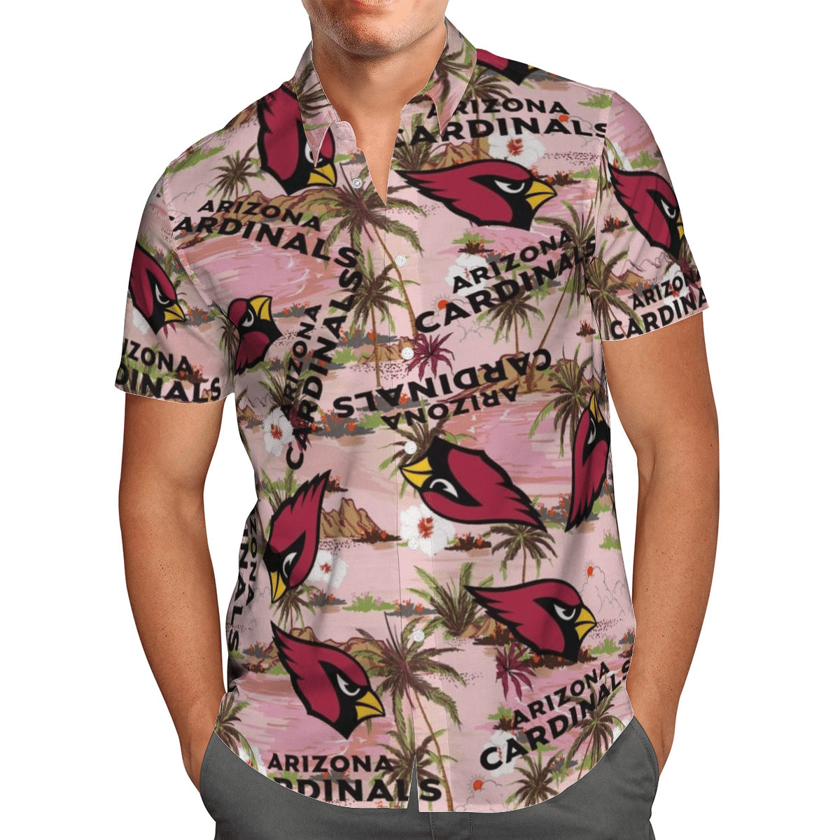 R-Arizona Cardinals Football Hawaiian Shirt