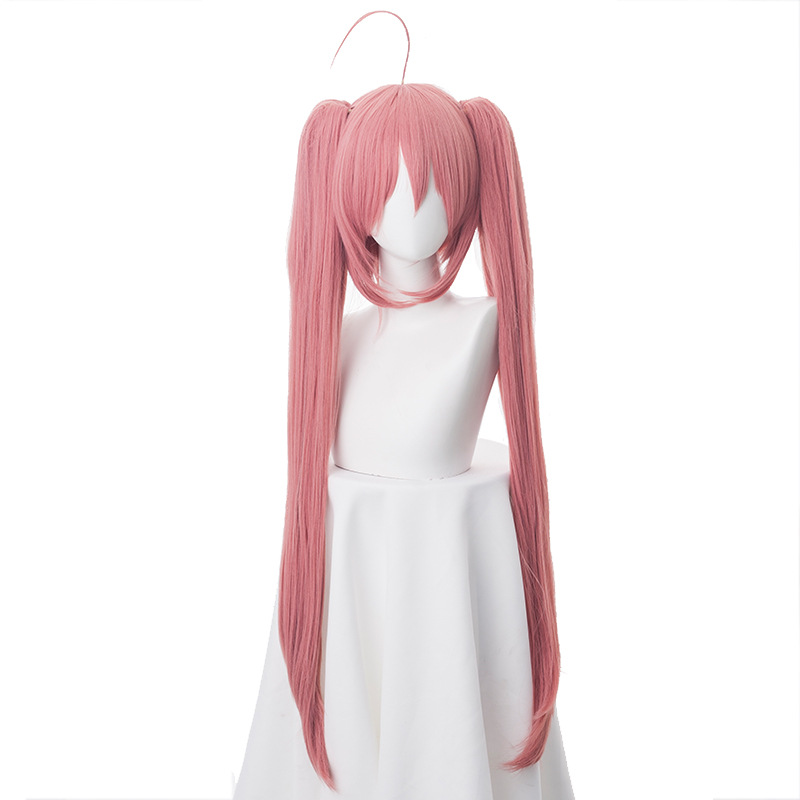 Anime That Time I Got Reincarnated as a Slime Milim Nava cosplay wig women pink long ponytails hair wig costumes alx