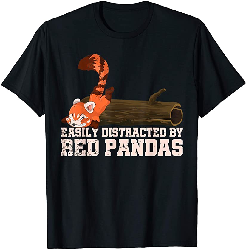 Wild Forest Animal Funny Zoo Keeper Gift Bamboo Red Panda T-Shirt