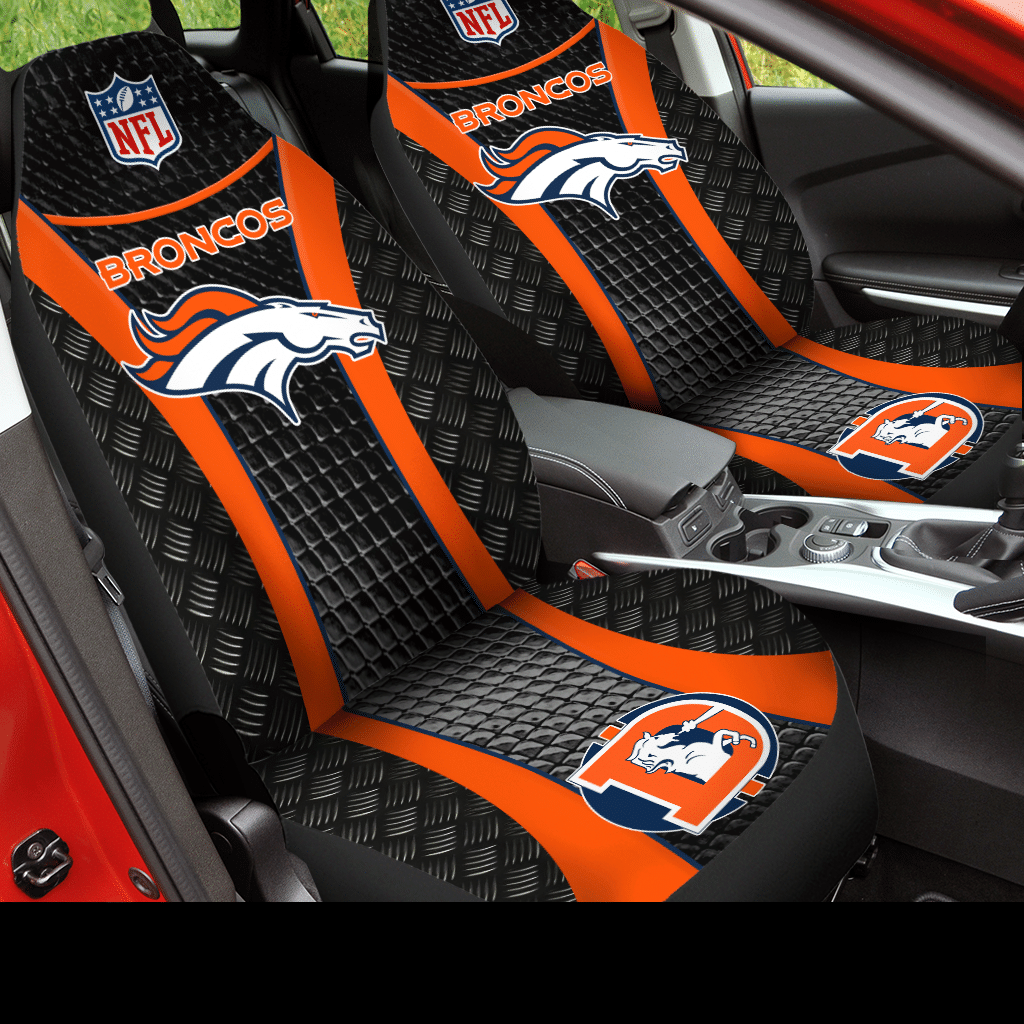 Denver Broncos Car Seat Covers (Set Of 2) – N4