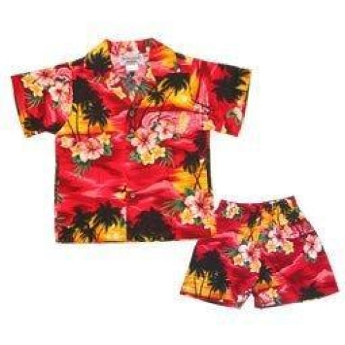 Sunburst Hawaii Boy Cabana Set Ha69488