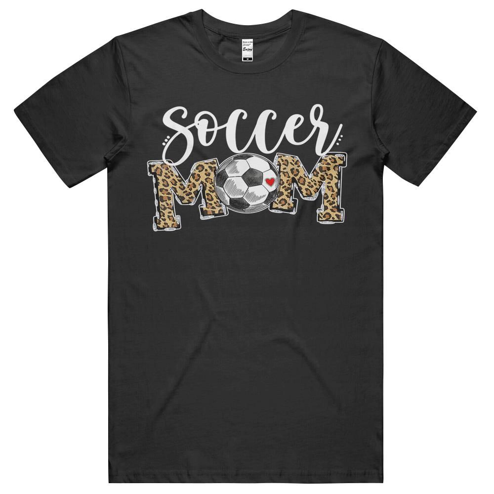 Soccer Mom Leopard Funny Soccer Mom Shirt Mother’s Day 2021 T-shirt, long sleeve tee, hoodie