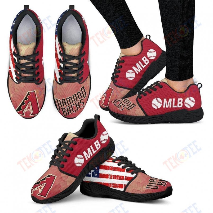 Mens Womens Arizona Diamondbacks Sneakers Simple Fashion Shoes Athletic Sneaker Running Shoes For Men Women TDT879