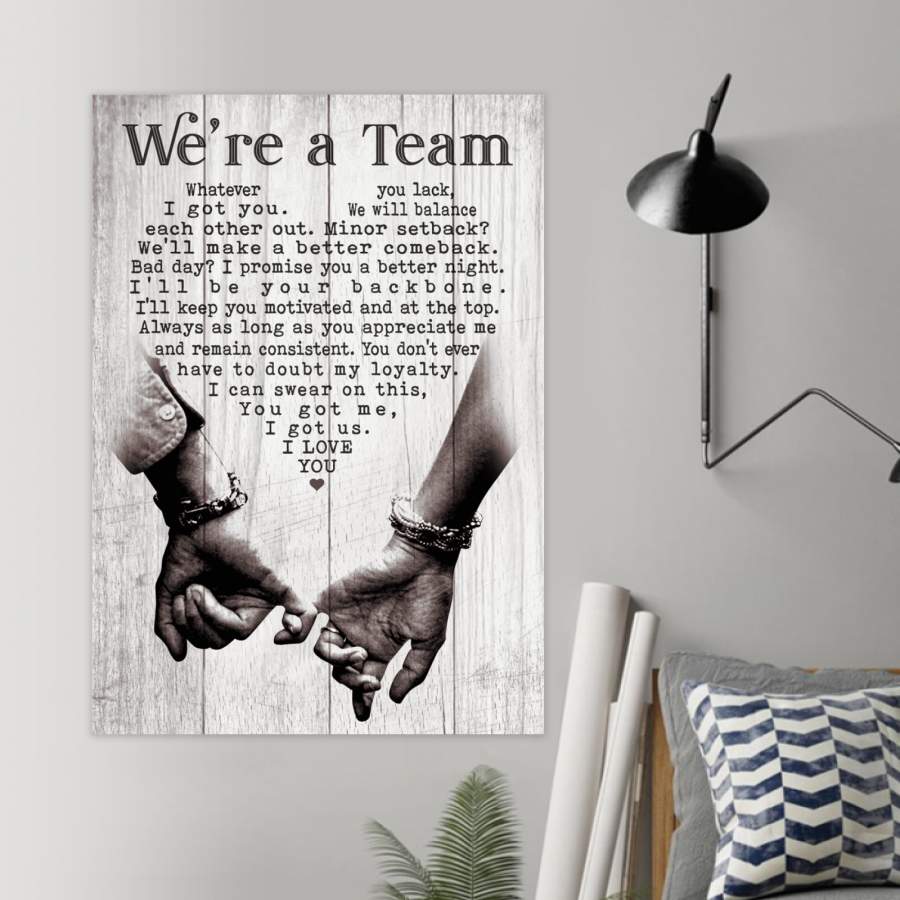 Couple – We Are A Team – Poster