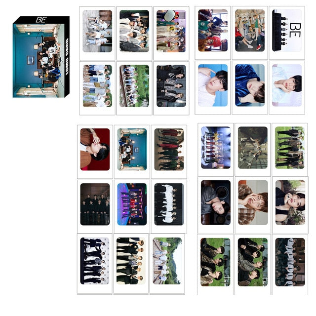 2021 Bts Bangtan Boys Lomo Card New Album Be Small Card Photocard Poster Jung Kook Jimin Suga  30Pcs