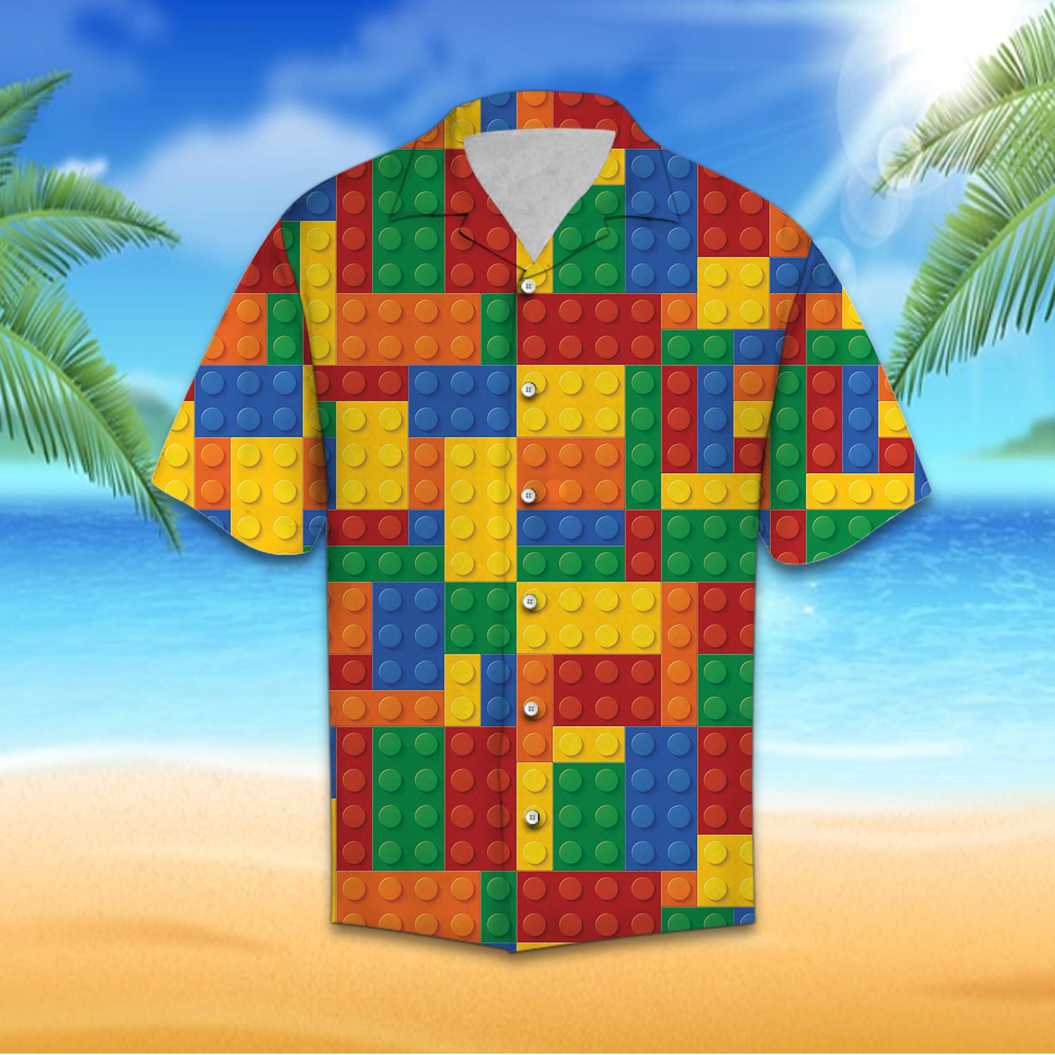 Awesome Lego – Hawaiian Shirt