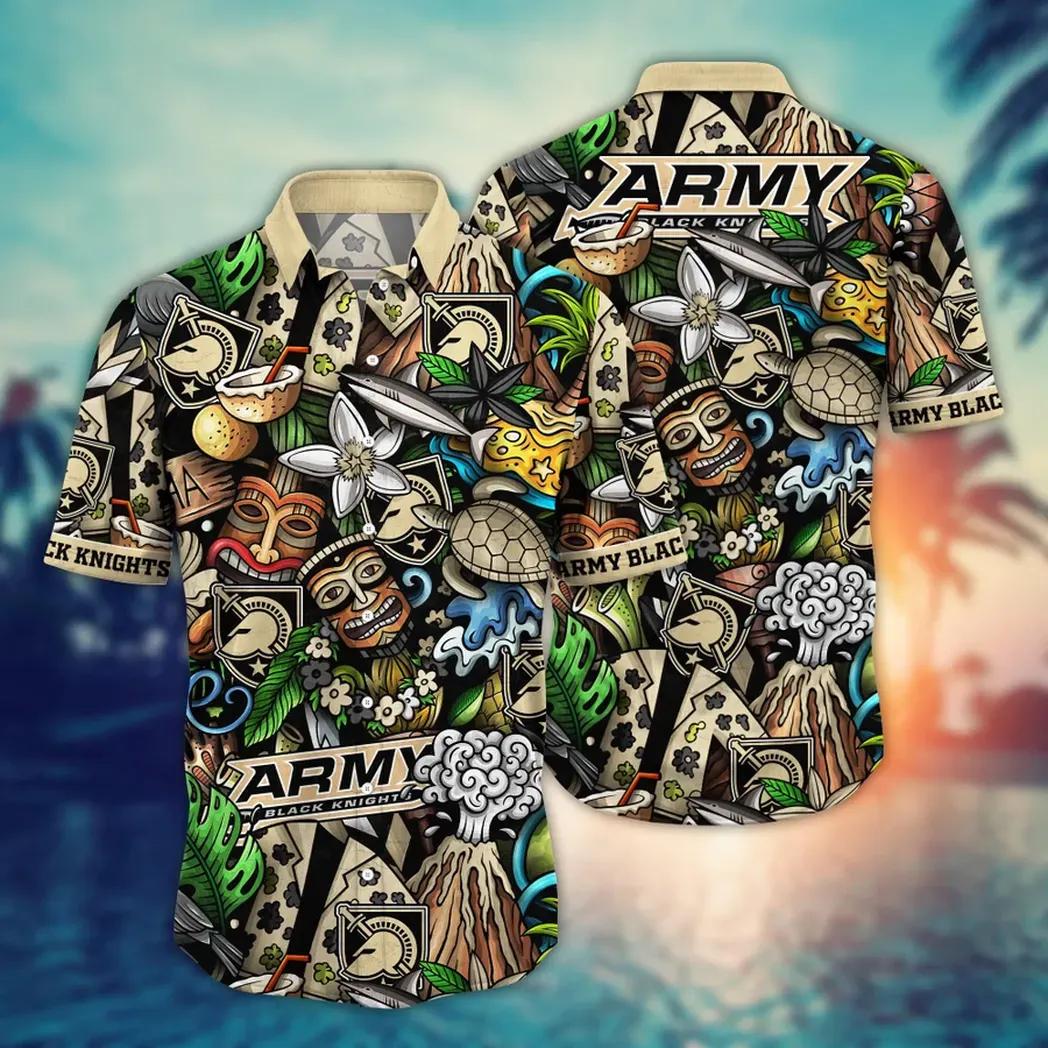 Army Black Knights Ncaa Flower Aloha Hawaiian Shirt 6, Ncaa Hawaiian Shirt