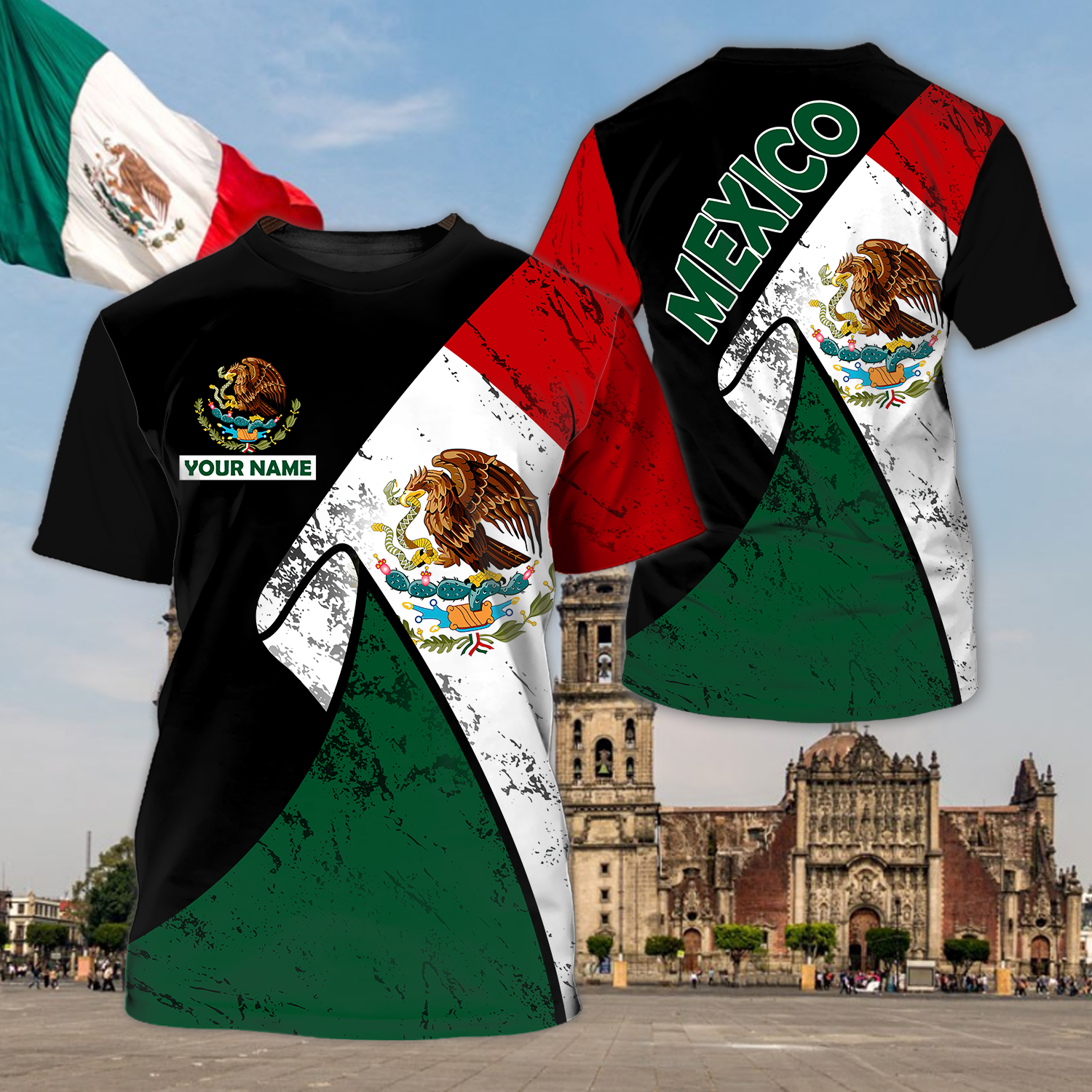 Personalized 3D All Over Print Mexico Shirt, Mexico T Shirt, Mexico Shirts