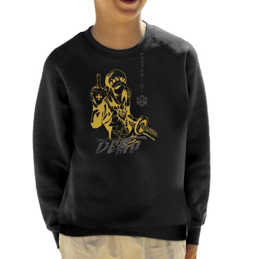 Trafalgar Law Death One Piece Kid’s Sweatshirt