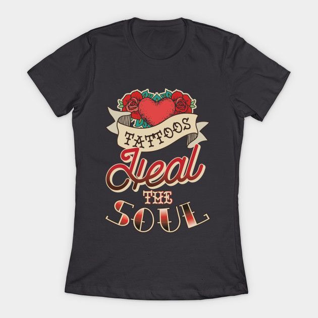 Floral Tattoo With Heart Soul Shirt