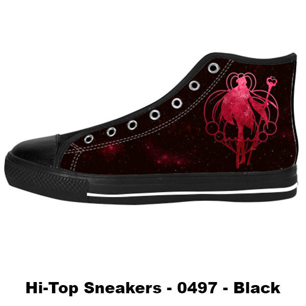 Awesome Custom Sailor Pluto Shoes Design – Sailor Moon Sneakers