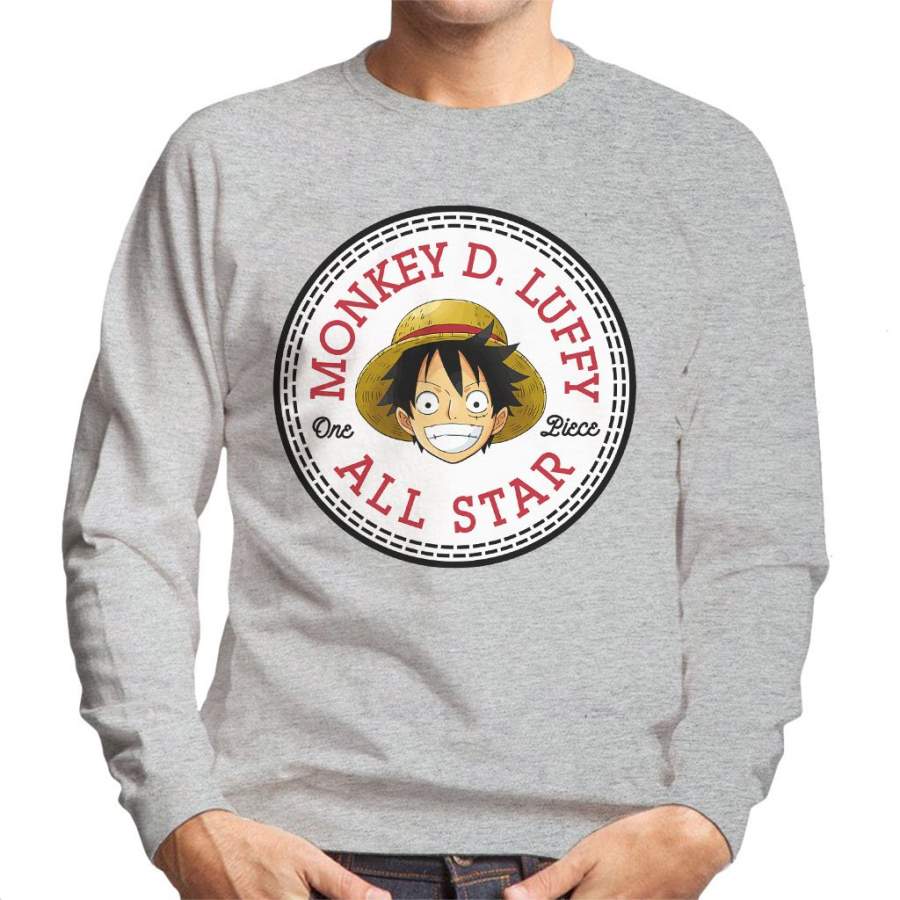 Monkey D Luffy One Piece Converse All Star Men’s Sweatshirt