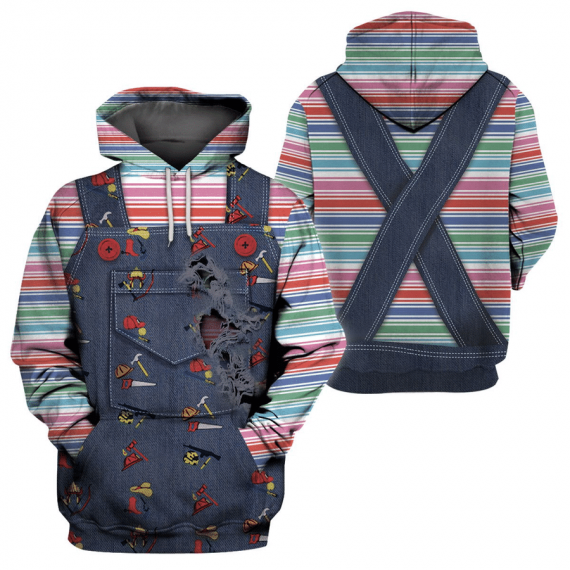 Halloween Chucky Costume Hoodie Chm Gifts For Day Gamedayshirts