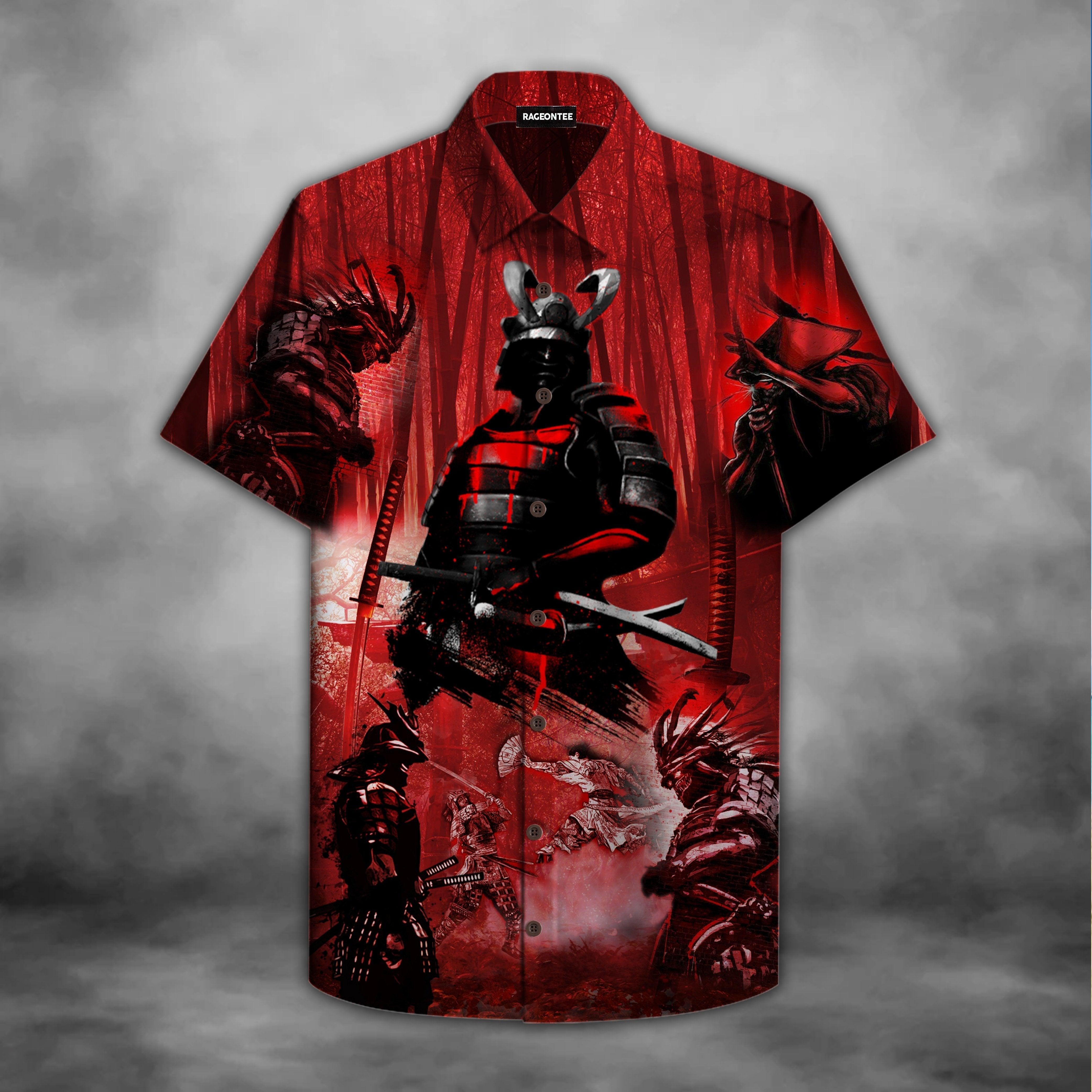 Samurai Combat Hawaii Shirt For Men Women Ha99985