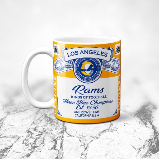 Los Angeles Rams- Budweiser- 11oz and 15oz Ceramic Mug