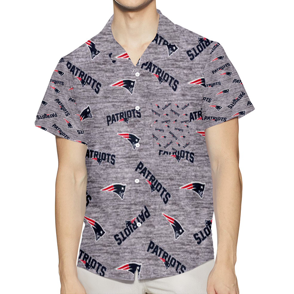 New England Patriots13 3D All Over Print Summer Beach Hawaiian Shirt With Pocket