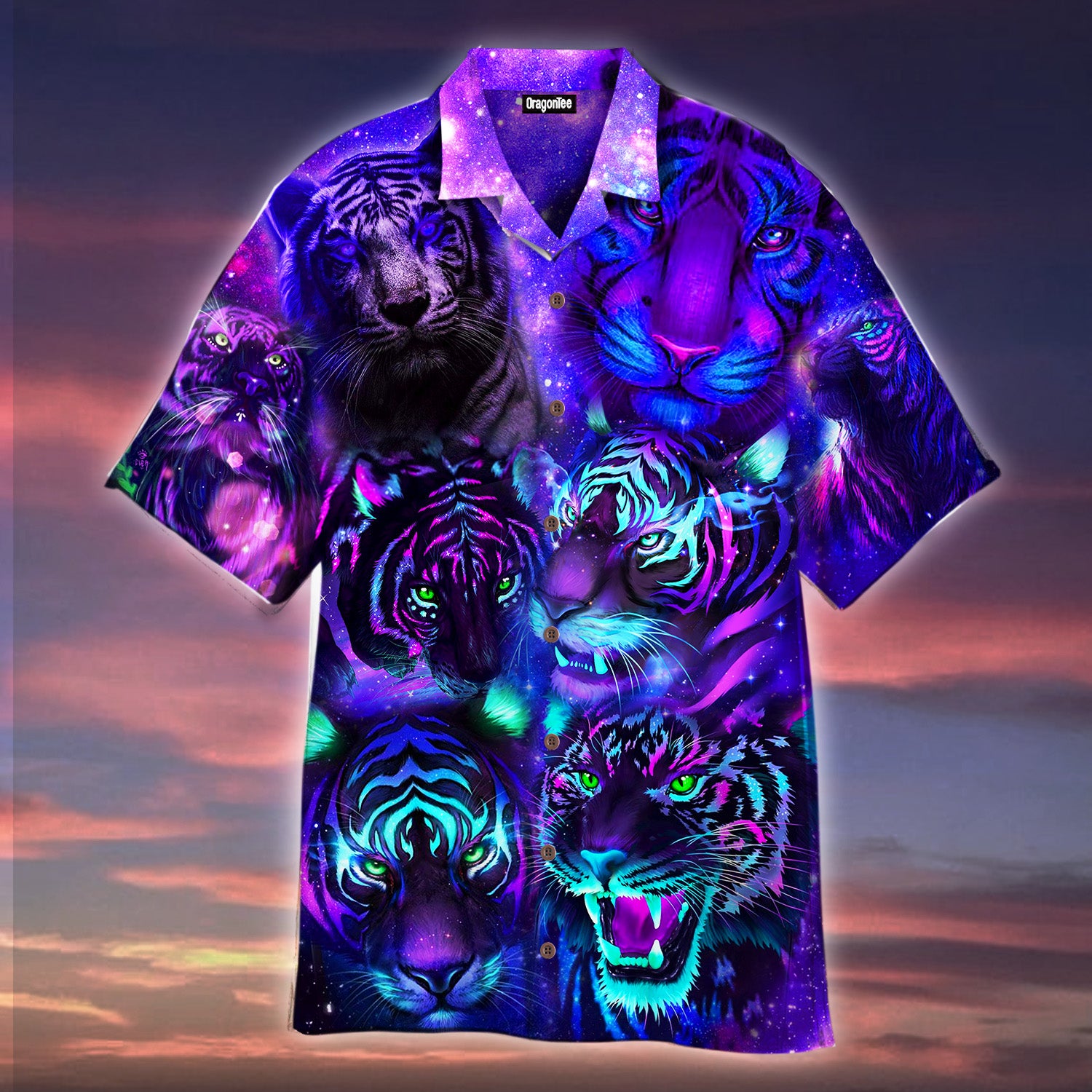 Oragontee The Power Of Tigers In Galaxy Hawaii Shirt For Men Women Adult Ha18388