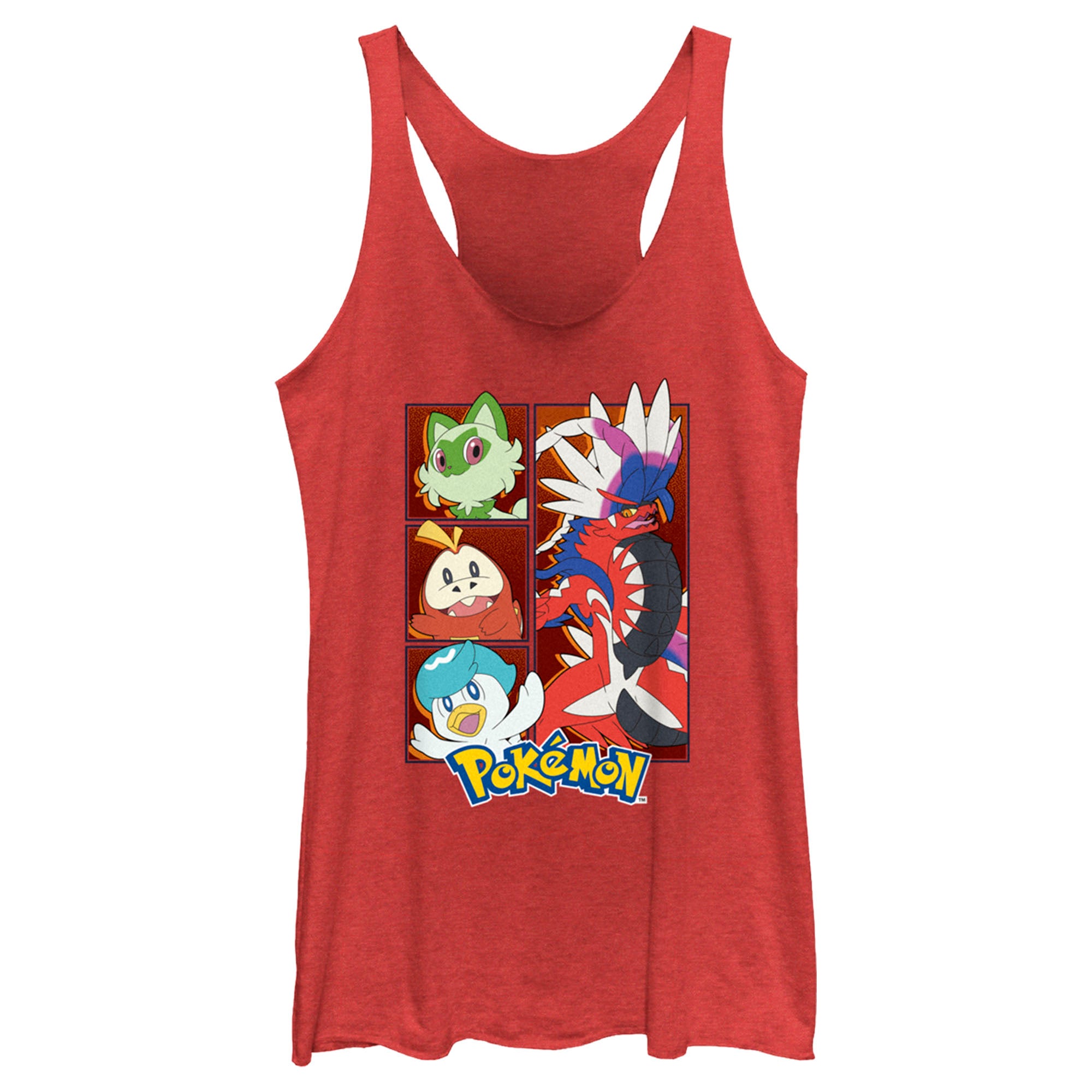 Women’S Pokemon Koraidon Group Racerback Tank Top