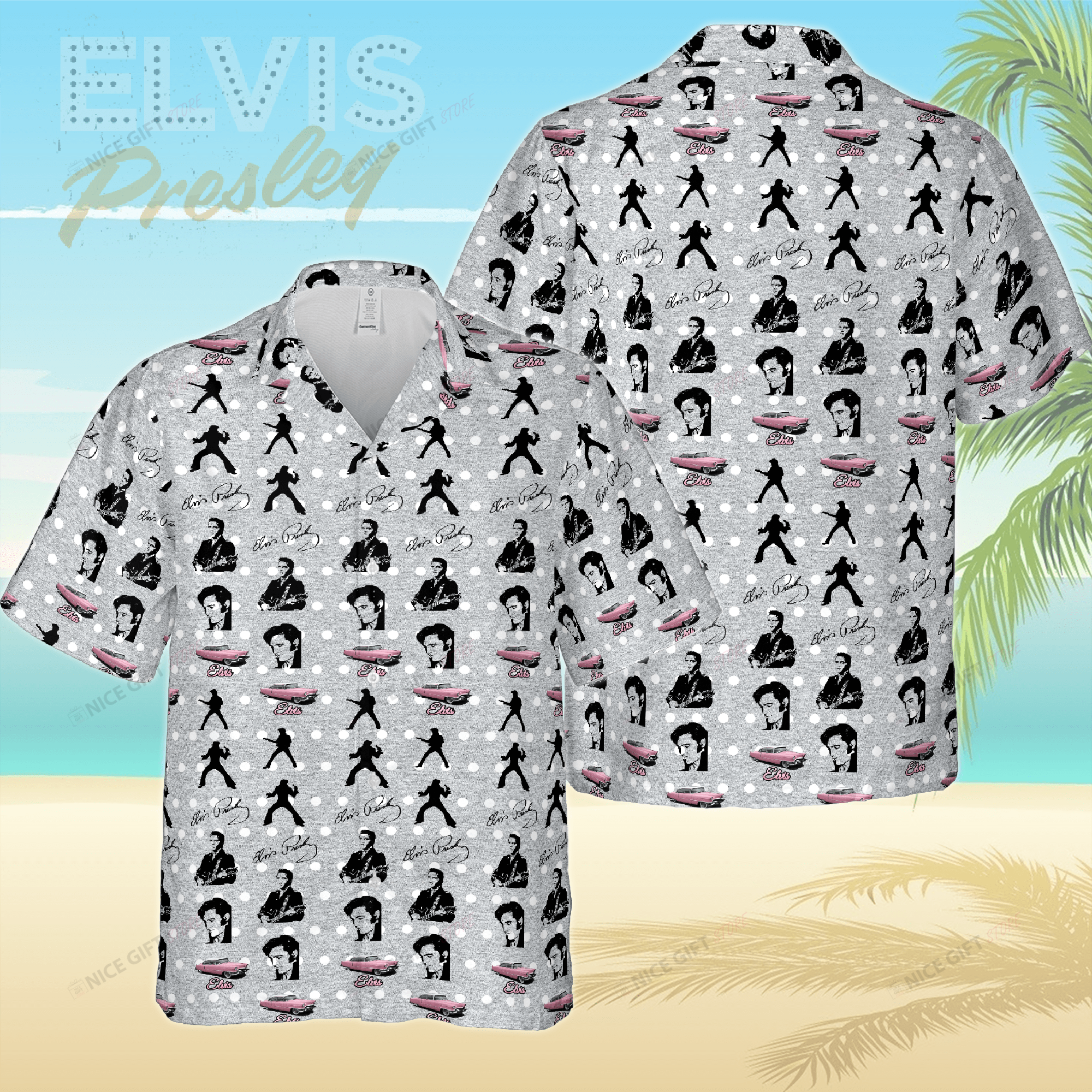 Elvis Presley Hawaiian 3D Shirt 3Hs-B8Z9
