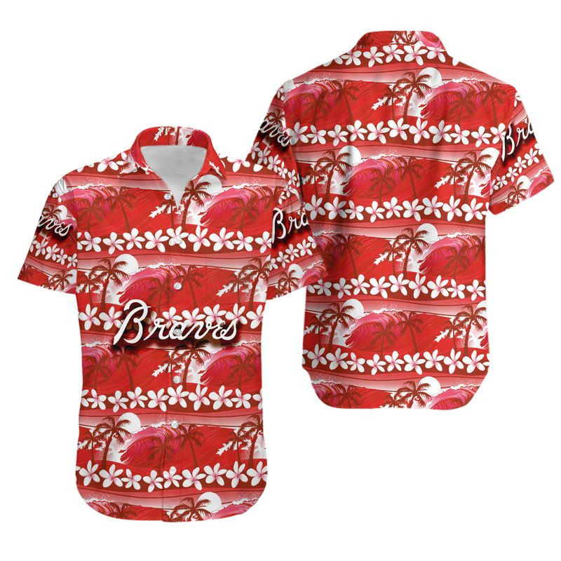 Topsportee Atlanta Braves Hawaii Shirt And Shorts Summer Collection Size S-5Xl Nla005734