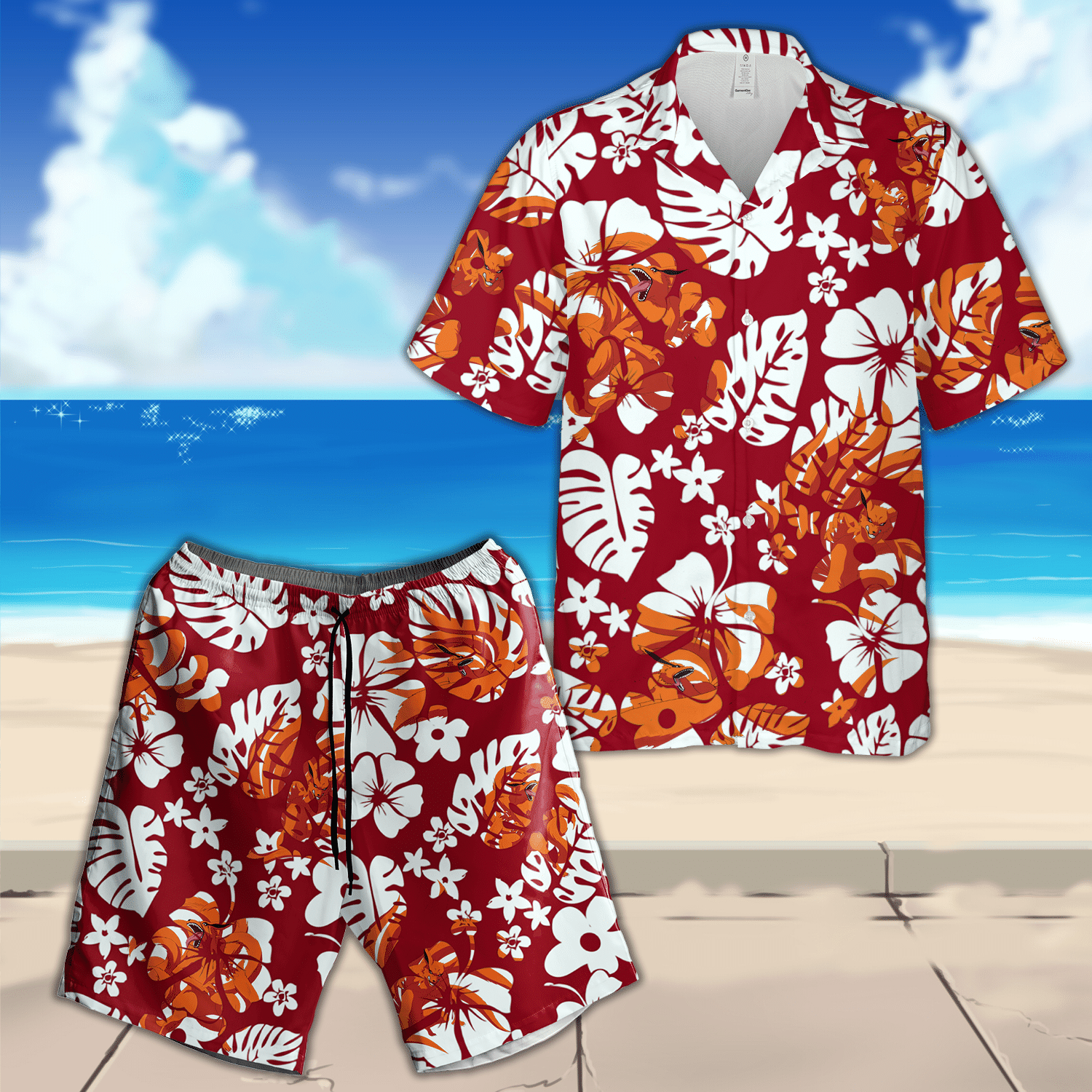 Nrt Hawaii Shirt Beach Short Ha12828