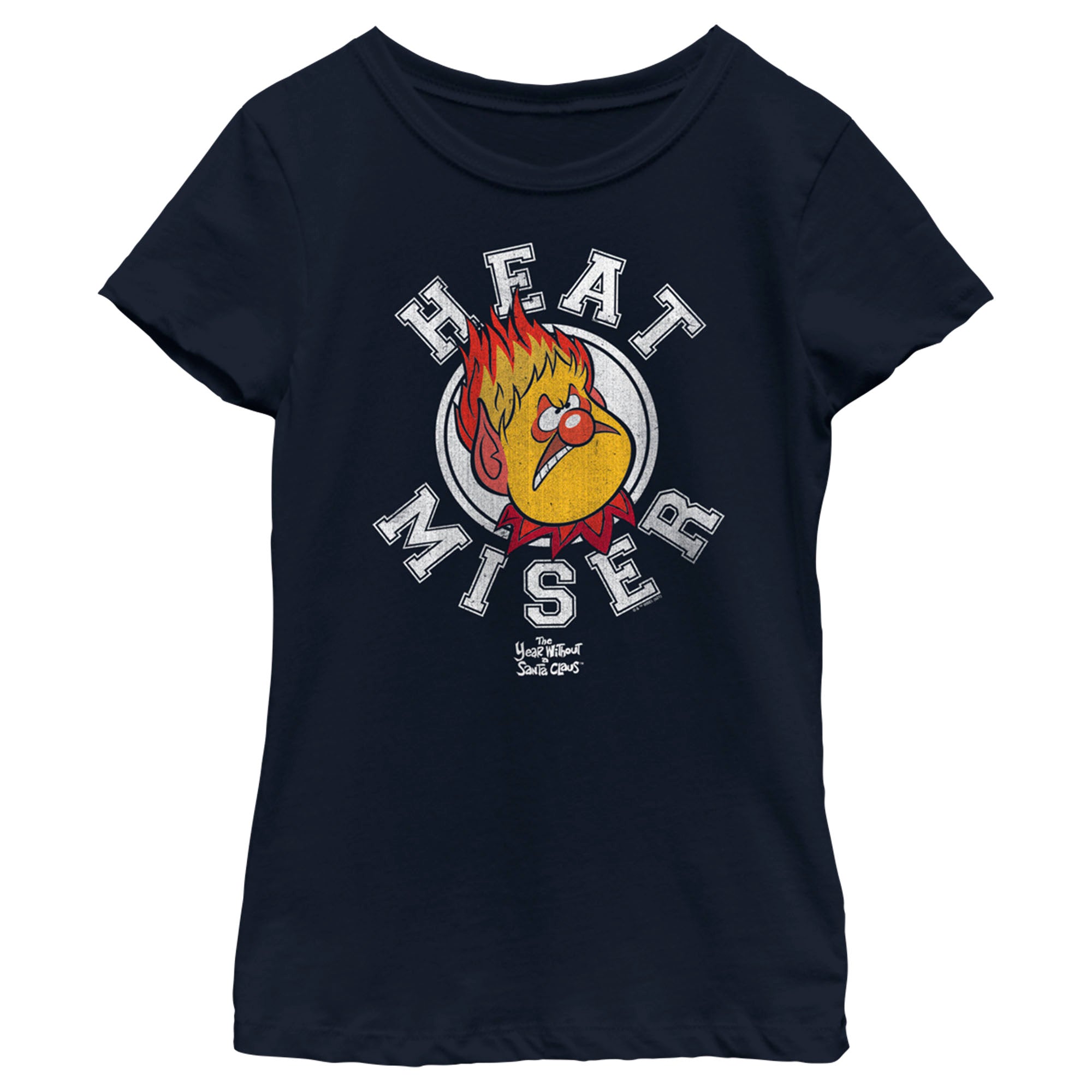 The Year Without A Santa Claus Girl’S Heat Miser Stamp  T-Shirt