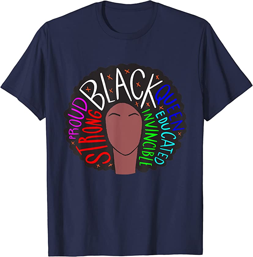 Black African American Educated Strong Proud Afrocentric T-Shirt