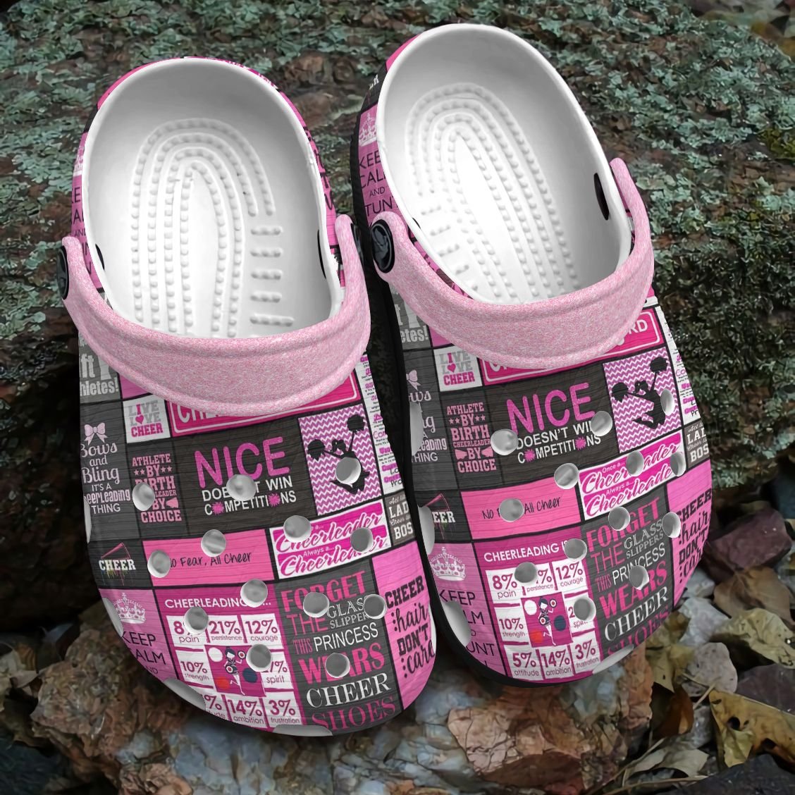 Cheerleader Personalized Clog, Custom Name, Text, Color, Number Fashion Style For Women, Men, Kid, Print 3D All Cheerleader