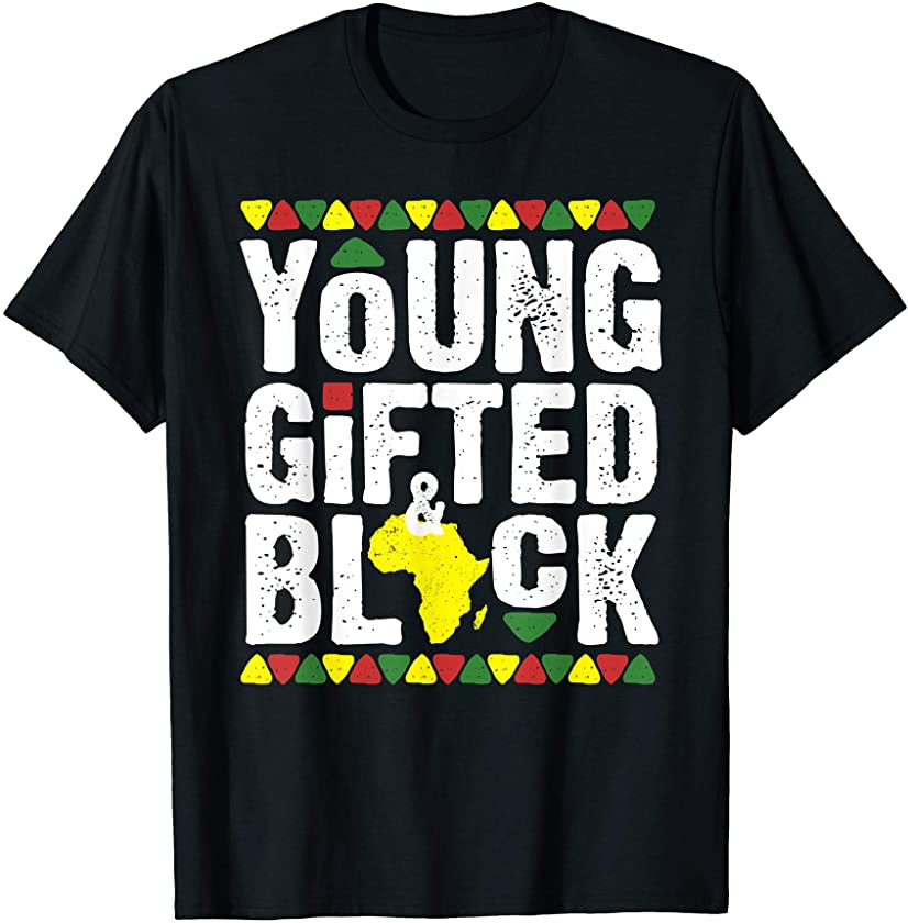 Gifted Young Black Dashiki African Pride History Month Magic T-Shirt