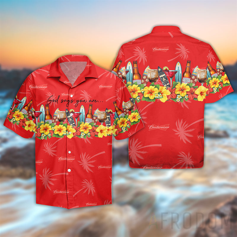 Summer Budweiser Beer Hawaii Shirt Ha43791