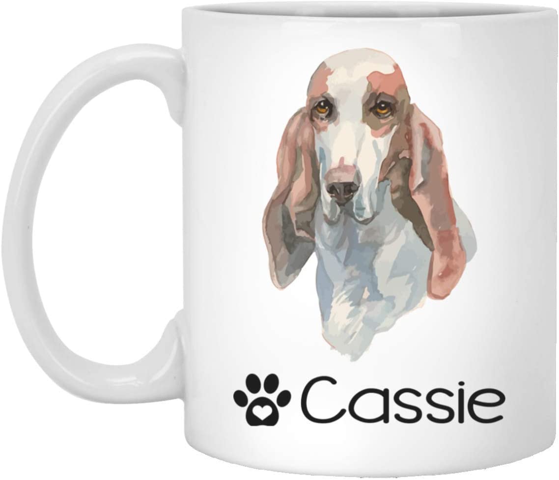 Personalized Sabueso Espanol Dog Mug – Pet Owner Gifts For Women – Gifts For Dog Lover – Sabueso Espanol Mom Dad Mugs – Dog Cups 11Oz