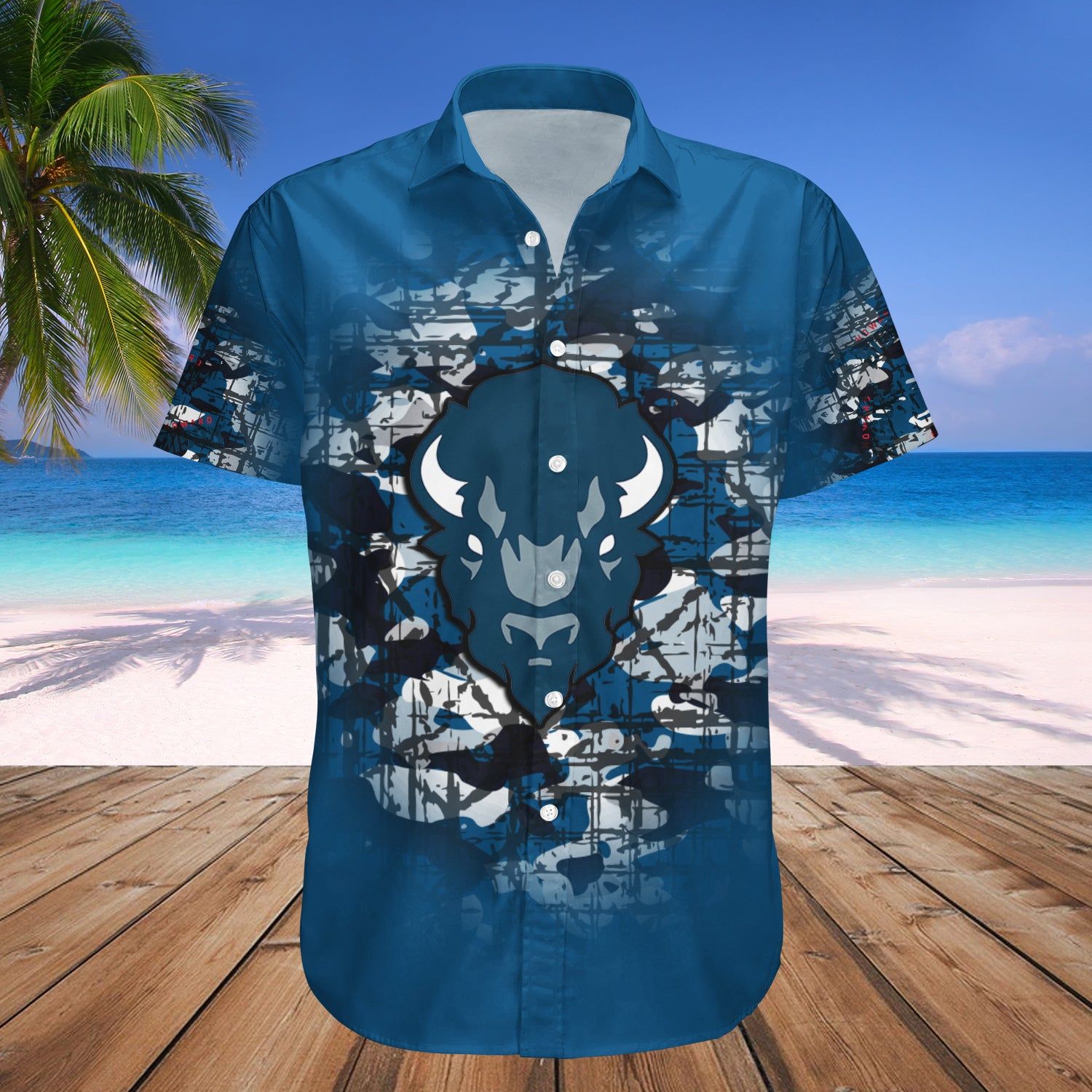 Howard Bison Hawaii Shirt Camouflage Vintage – NCAA