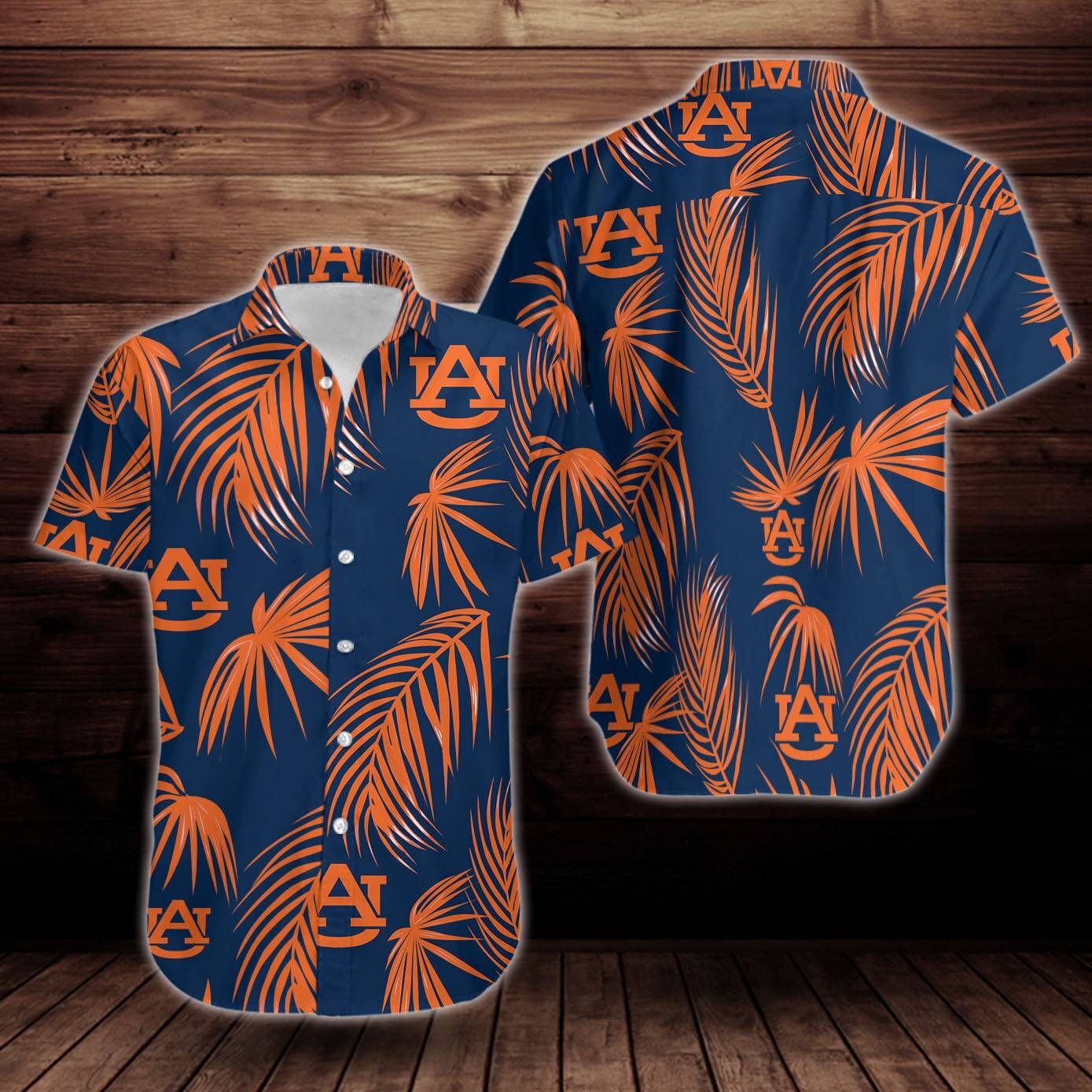 Auburn Tigers Flower Short Sleeve Hawaiian Shirt