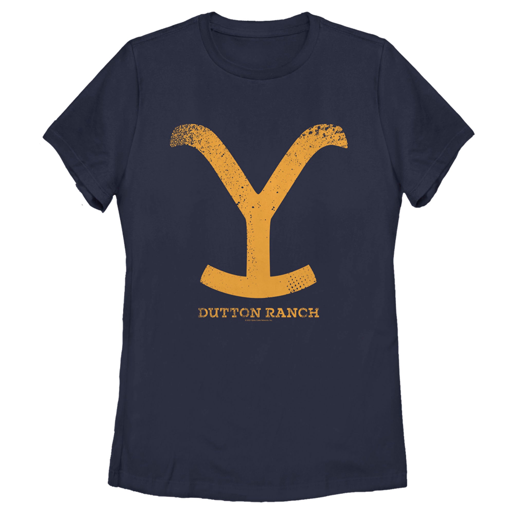 Women’S Yellowstone Yellow Dutton Ranch Iron Branding T-Shirt