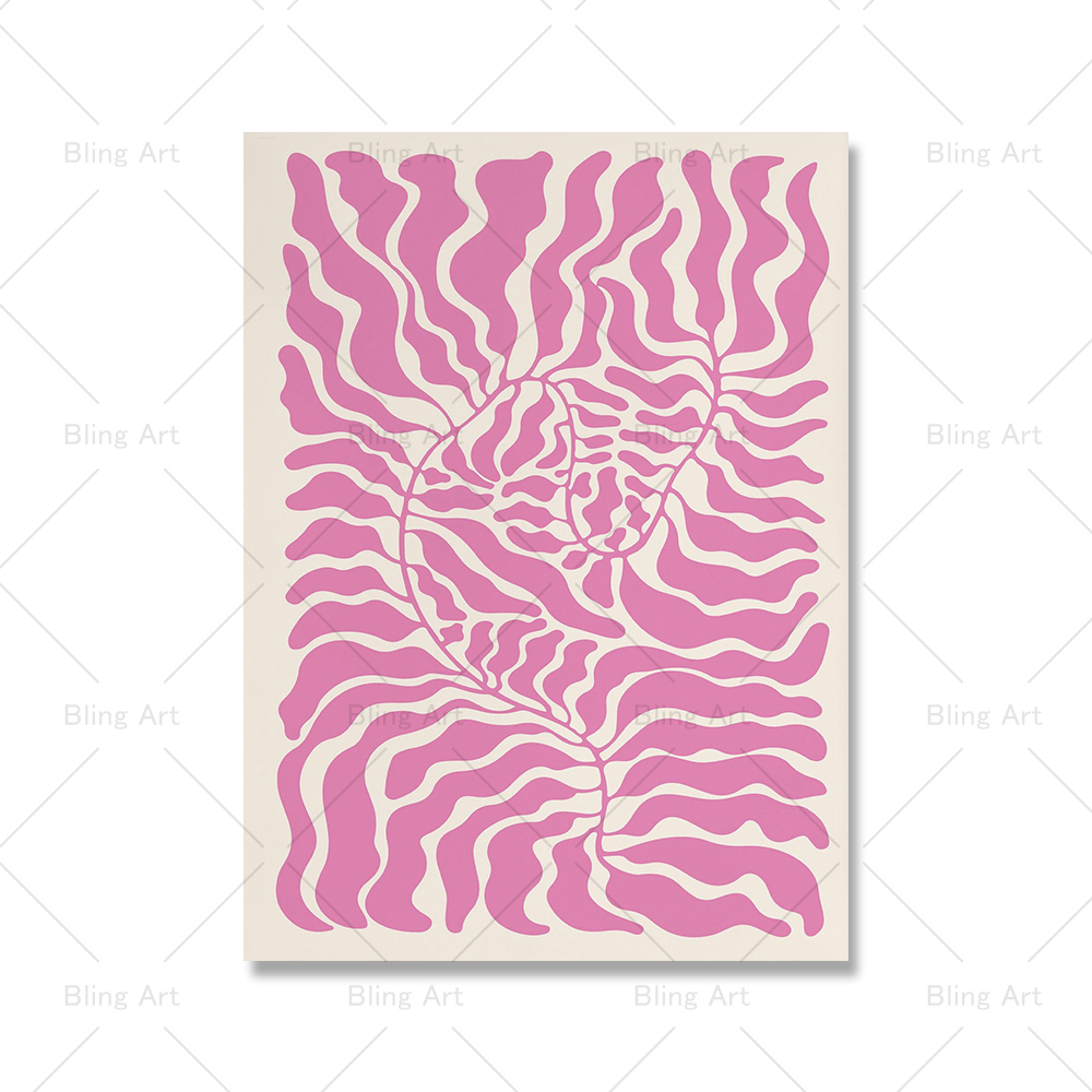 Nordic Exhibition Wall Art Canvas Painting Matisse Venus Pink Prints Abstract Flower Market Posters Minimal Bedroom Home Decor alx