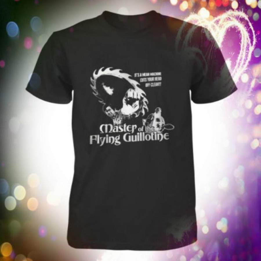 New Vintage Kungfu Film Master of the Flying Guillotine Black T-Shirt Size S-3XL