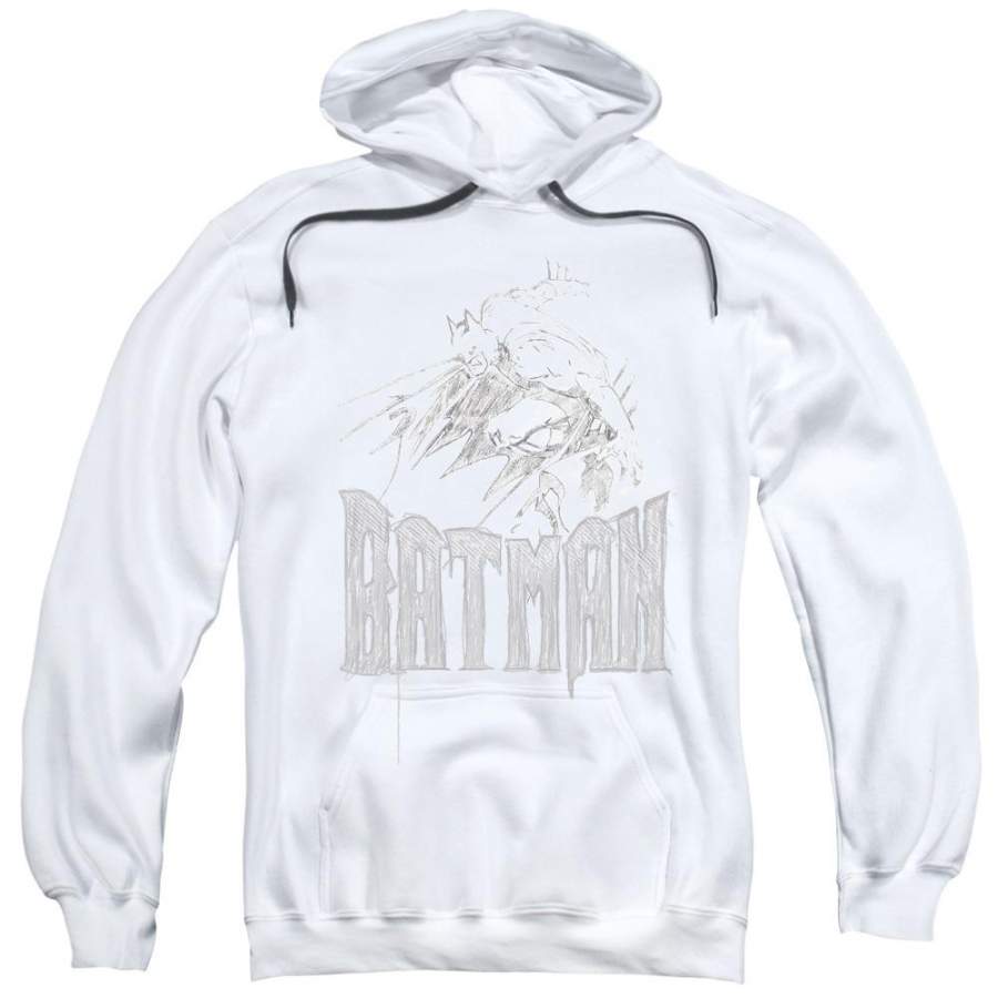 Batman – Knight Sketch Adult Pull Over Hoodie